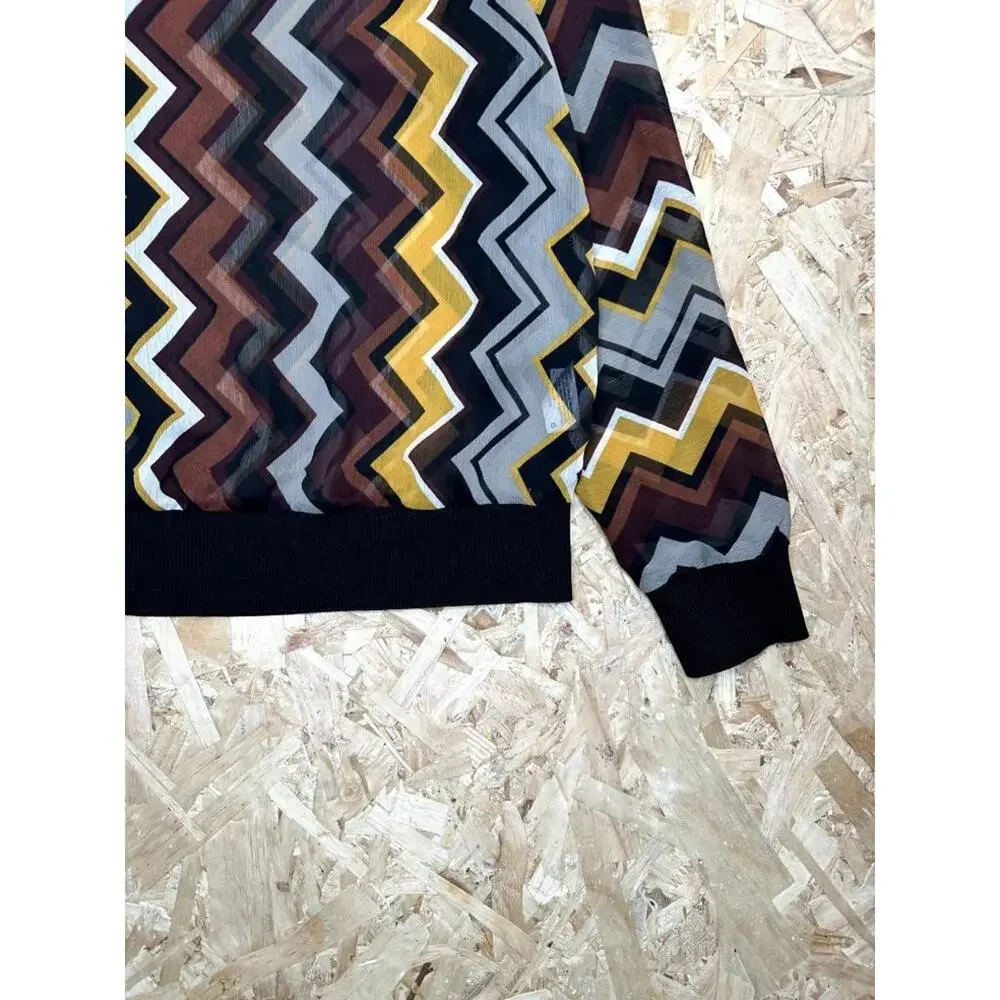 Missoni for Target 20th Anniversary Chevron Knit V-Neck Sweater Mens